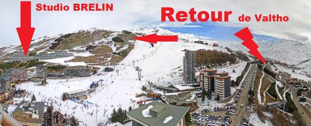 Studio Les Menuires Brelin Saint-Martin-de-Belleville Εξωτερικό φωτογραφία
